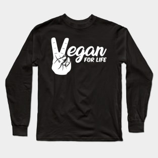 Victor vegan For Life Design Long Sleeve T-Shirt